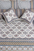 20s Cotton Bed Cover In Geometric Print