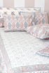 20s Cotton Cushion Cover in Block Print with Piping