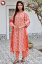 Bizzy Lizzy Kurta Pant With Dupatta In Floral Block Print