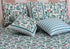 20s Cotton Cushion Cover in Floral Block Print