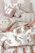 20s Cotton Bed Cover in Floral Block Print
