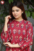 Lyocell Dress In Floral Block Print