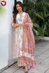 Chanderi Silk Kurta Pant With Dupatta In Floral Block Print