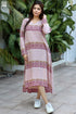 Rayon Soft Pink Tier Dress