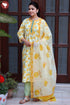 Bizzy Lizzy Kurta Pant Set With Dupatta In Block Print