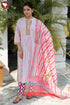 Cambric Cotton Kurta Pant With Dupatta In Striped Block Print