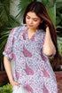 Mulmul Cotton Pioret short Top In Block Print