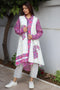 Khaadi Cotton Ivory Overlay Oliver