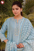 Chanderi Silk Kurta Pant And Dupatta Set In Block Print