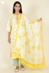 Bizzy Lizzy Kurta Pant Set With Dupatta In Block Print