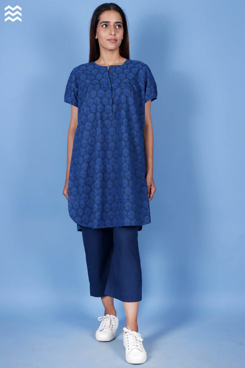 Slub Cotton June Top In Graphic Print