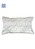 20s Cotton Lumbar Cushion Cover in Floral Block Print