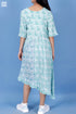 Cotton Spring Frock In Assorted Block Print