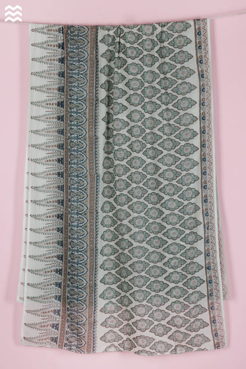 Mulmul Cotton Wrap In Block Print