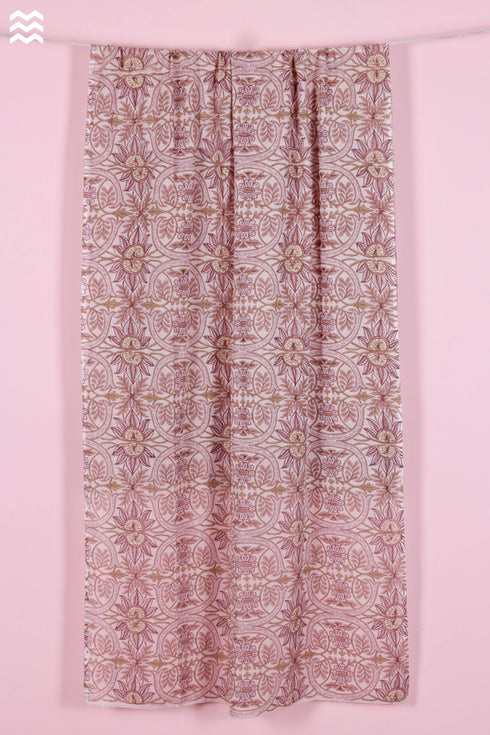 Mulmul Cotton Wrap In Block Print