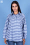 Slub Cotton Zoom Shirt In Check Block Print