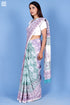 Mulmul Cotton Saree With Fall In Block Print