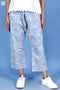 Cambric Cotton Van Pant With Block Print