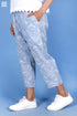Cambric Cotton Van Pant With Block Print