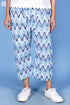 Cambric Cotton Van Pant With Block Print