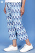 Cambric Cotton Van Pant With Block Print