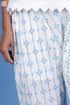 Cambric Cotton Van Pant With Block Print