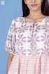 Mulmul Cotton Le Press Dress In Block Print