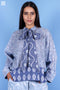 Mullmul Cotton Patricia Top In Block Print