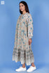 Cotton Silk Walton Dress In Block Print