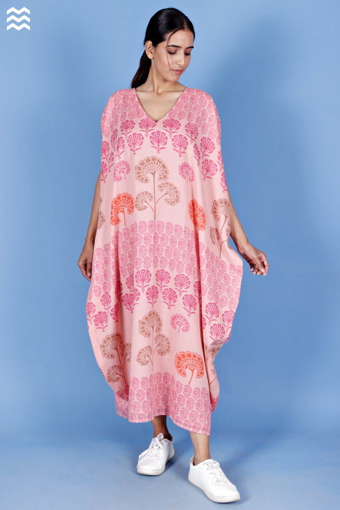 Mulmul Cotton Momba Top In Graphic Block Print