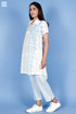 Cambric Cotton Zoom Dress In Block Print