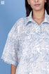 Mulmul Cotton Beach Shirt In Block Print
