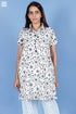 Crepe Cotton Zoom Dress In Block Print