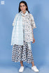 Cotton Panjim Dress In Graphic Block Print