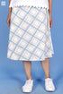 Khaadi Wrap Skirt In Gold Block Print
