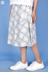 Khaadi Wrap Skirt In Gold Block Print