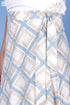 Khaadi Wrap Skirt In Gold Block Print