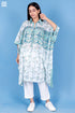 Mulmul Cotton Caftan In Assorted Block Print