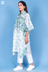 Mulmul Cotton Caftan In Assorted Block Print