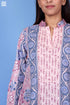 Slub Cotton Boss Kurta In Block Print