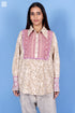 Rayon Beige-Pink Zoom Shirt / Top