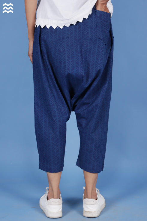 Cambric Cotton Deep Indigo Punjabi Pant