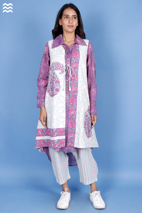 Khaadi Cotton Ivory Overlay Oliver