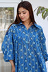 Mulmul Cotton Blue Beach Shirt Top