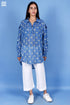 Mulmul Cotton Blue Beach Shirt Top
