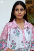 100% Mul Mul Cotton Caftan in Block Print
