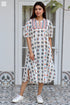 100% MulMul Cotton Block Printed Joplin Dress