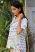 100% Cotton Slub Ivory Floral Top