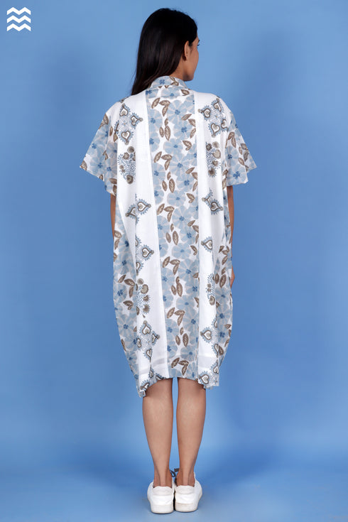 100% Mul Mul Cotton Off-White Patricia Dress