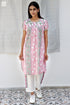 100% Cotton Slub Cotton Top in Hand Block Print